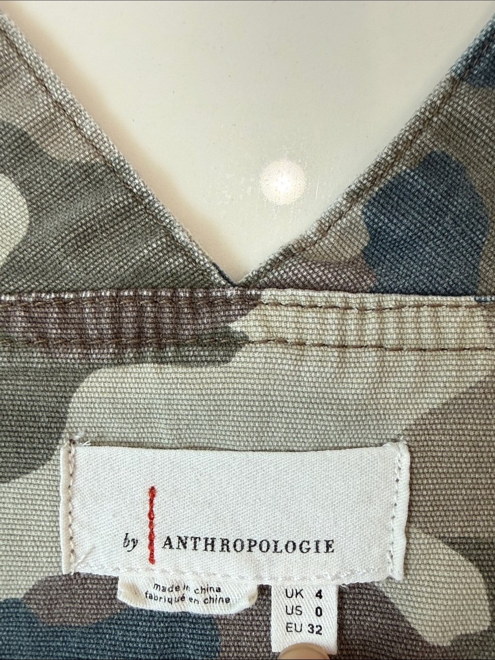 Anthropologie Camo Rope-Belt Overalls - Picture 9 of 14